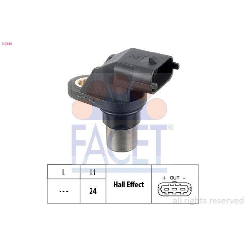 Impulsgeber Kurbelwelle Facet 9.0344 Made In Italy - Oe Equivalent für Fiat Ford