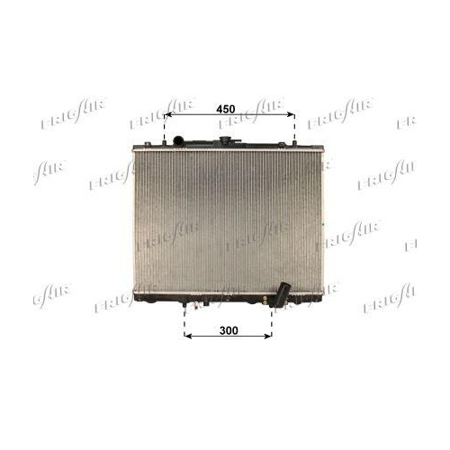 K&uuml;hler Motork&uuml;hlung Frigair 0116.3033 f&uuml;r Mitsubishi