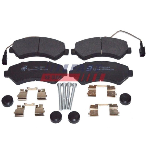 Bremsbelagsatz Scheibenbremse Fast FT29158HD f&uuml;r Fiat Citro&euml;n Peugeot Opel