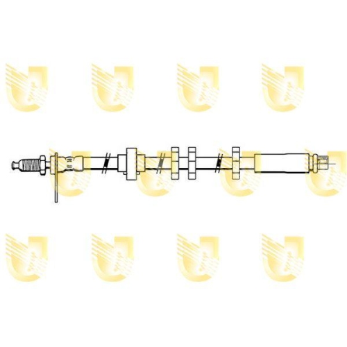 Bremsschlauch Unigom 377364 f&uuml;r Peugeot Vorderachse Links