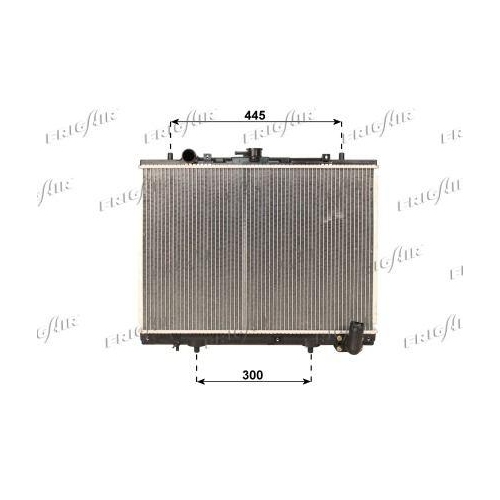 K&uuml;hler Motork&uuml;hlung Frigair 0116.3034 f&uuml;r Mitsubishi
