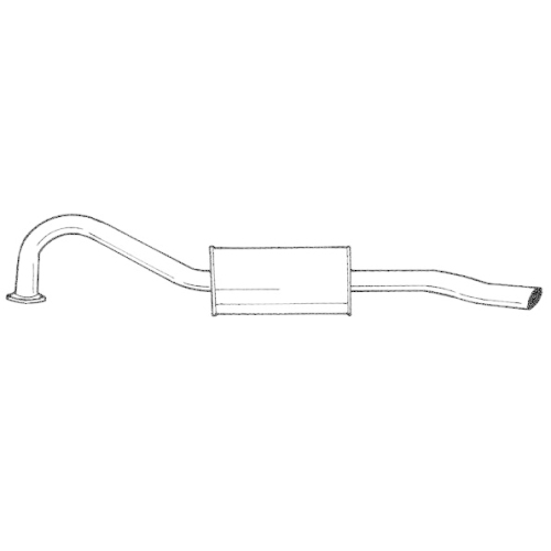 Endschalld&auml;mpfer Sigam 18602 f&uuml;r Alfa Romeo Hinten