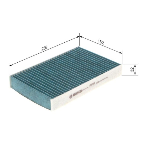 Filter Innenraumluft Bosch 0986628550 Filter+ für Nissan Renault