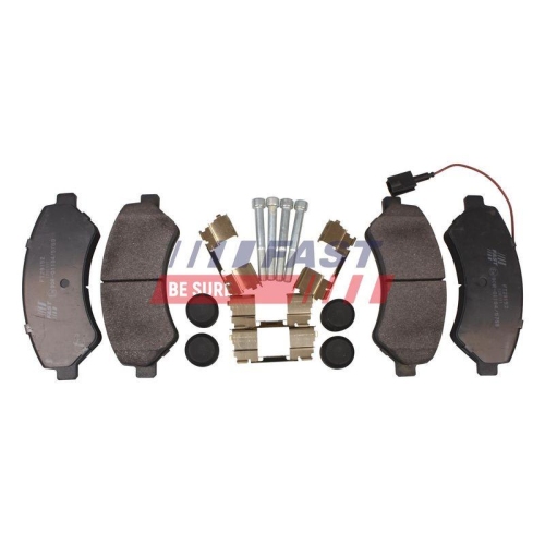 Bremsbelagsatz Scheibenbremse Fast FT29152 f&uuml;r Citro&euml;n Peugeot Fiat Vorderachse