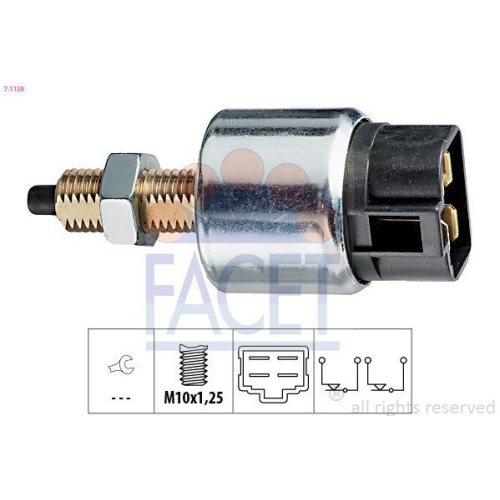 Bremslichtschalter Facet 7.1128 Made In Italy - Oe Equivalent f&uuml;r Suzuki