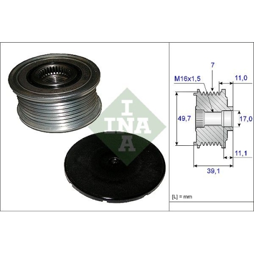 Poulie Roue Libre Alternateur Ina 535 0084 10 pour Mercedes Benz Mercedes Benz
