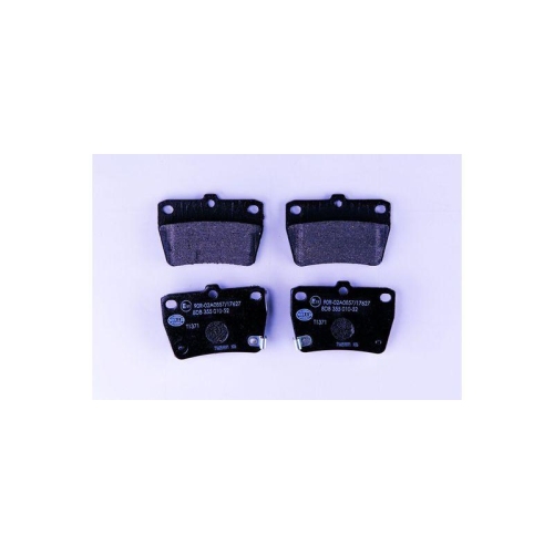 Bremsbelagsatz Scheibenbremse Hella 8DB 355 010-521 f&uuml;r Toyota Chery DR