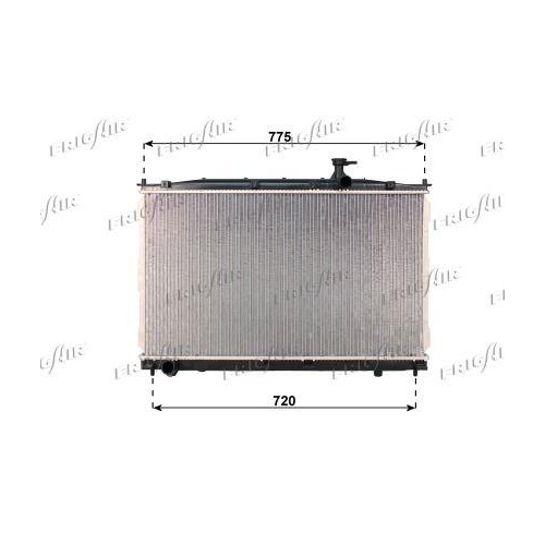 K&uuml;hler Motork&uuml;hlung Frigair 0128.3109 f&uuml;r Hyundai