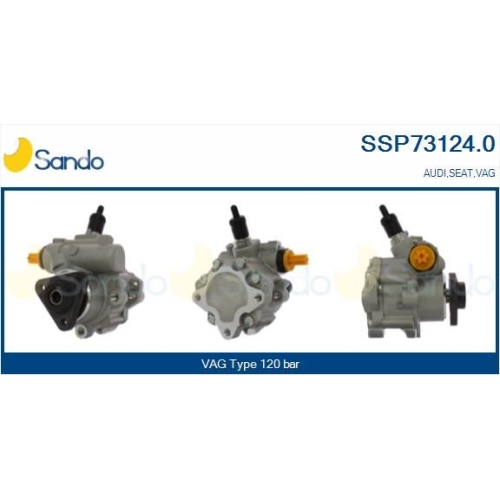 Hydraulikpumpe Lenkung Sando SSP73124.0 f&uuml;r Vag