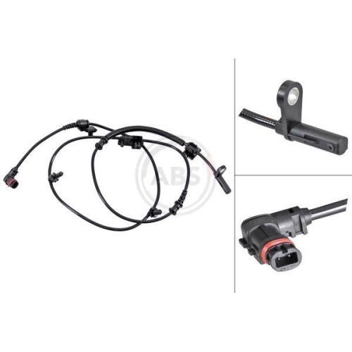 Sensor Raddrehzahl A.b.s. 31708 f&uuml;r Chrysler Fiat / Lancia Jeep