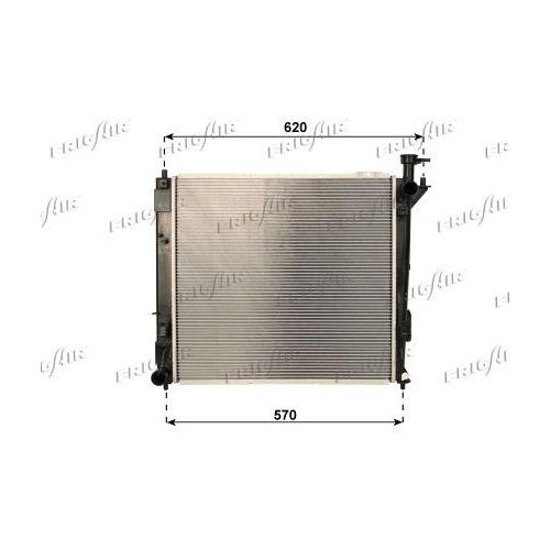 K&uuml;hler Motork&uuml;hlung Frigair 0128.3113 f&uuml;r Hyundai