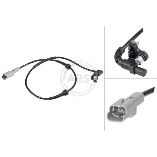 Sensor Raddrehzahl A.b.s. 31868 f&uuml;r Peugeot Standard Automobile Hinterachse