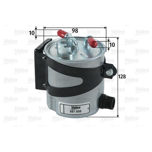 Kraftstofffilter Valeo 587508 für Renault