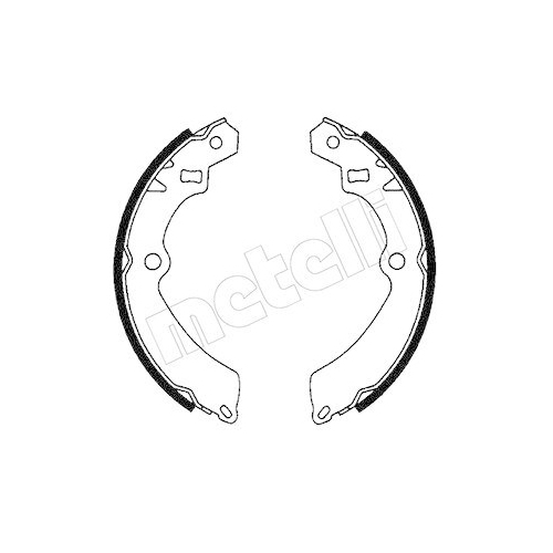 Bremsbackensatz Metelli 53-0397 f&uuml;r Suzuki Hinterachse