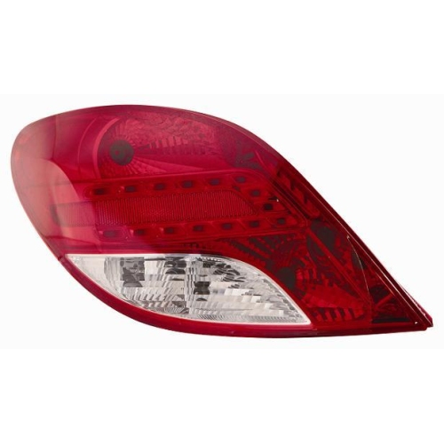 R&Uuml;CKLICHTEINHEIT RECHTS PEUGEOT 207 06/2009> WEISS-ROTE LED RECHTS DEPO MARK