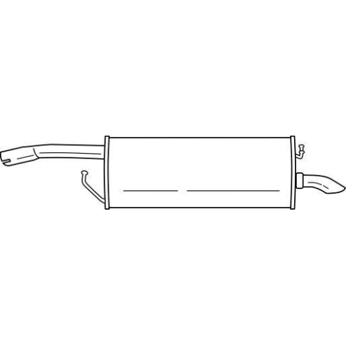 Endschalld&auml;mpfer Sigam 26659 f&uuml;r Ford