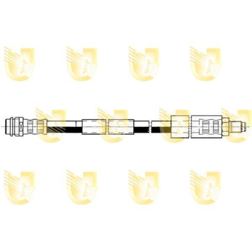 Bremsschlauch Unigom 377873 f&uuml;r Mercedes Benz Mercedes Benz Vorne