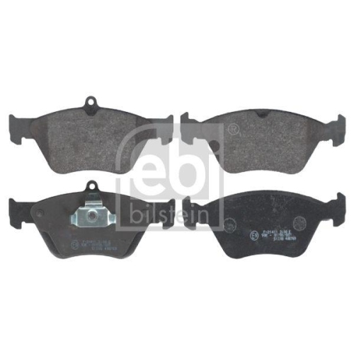 Bremsbelagsatz Scheibenbremse Febi Bilstein 16234 f&uuml;r Opel Saab Vauxhall