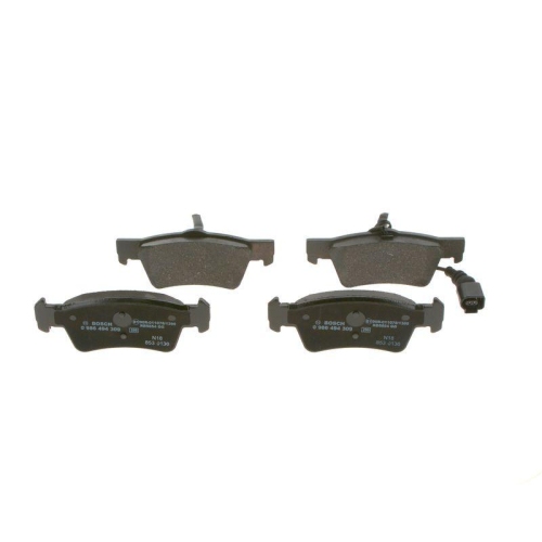 Bremsbelagsatz Scheibenbremse Bosch 0986494309 f&uuml;r VW Hinterachse
