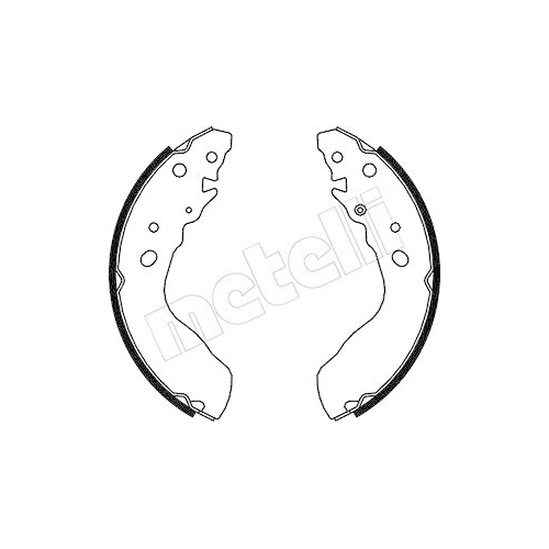 Bremsbackensatz Metelli 53-0403 f&uuml;r Mazda Suzuki Hinterachse