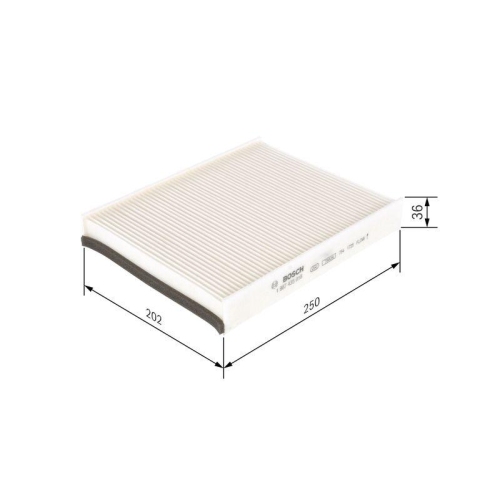 Filter Innenraumluft Bosch 1987435018 f&uuml;r Ford Volvo VW