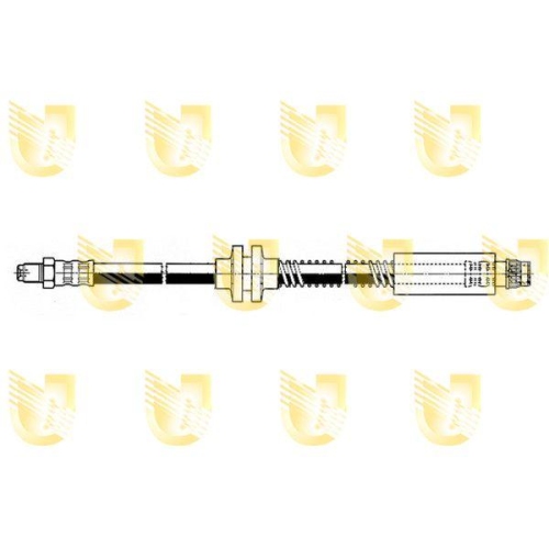 Bremsschlauch Unigom 377912 f&uuml;r Citro&euml;n Peugeot Vorne