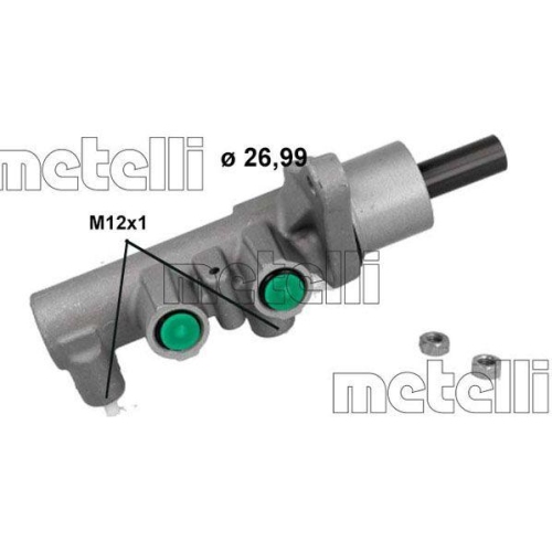 Hauptbremszylinder Metelli 05-1248 f&uuml;r Nissan Opel Renault Trucks