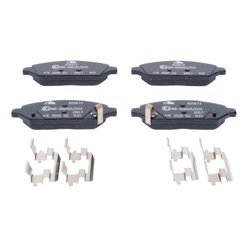 Bremsbelagsatz Scheibenbremse Ate 13-0460-5673-2 f&uuml;r Opel Vauxhall Vorderachse
