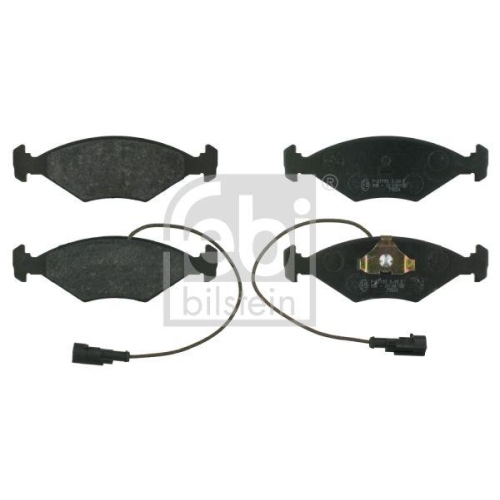 Brake Pad Set Disc Brake Febi Bilstein 16397 for Fiat