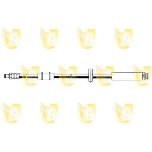 Bremsschlauch Unigom 378029 f&uuml;r Citro&euml;n Fiat Peugeot Unten Vorne