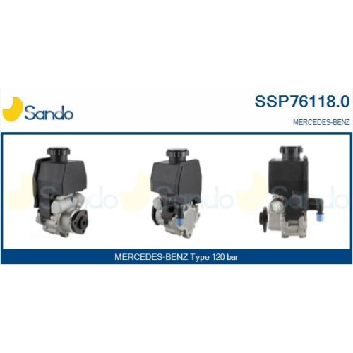 Hydraulikpumpe Lenkung Sando SSP76118.0 f&uuml;r Mercedes Benz Mercedes Benz