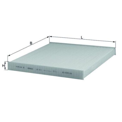 Filter Innenraumluft Mahle LA 411 f&uuml;r Citro&euml;n Fiat Opel Peugeot