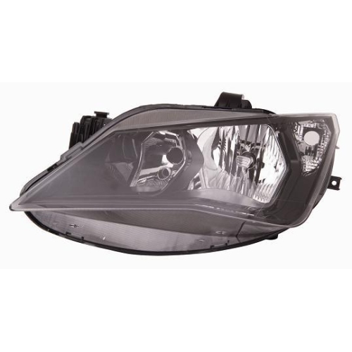 RECHTER SCHEINWERFER SITZ IBIZA 2012 2 SCHWARZE PARABELN MOD. SPORT DX MARKE