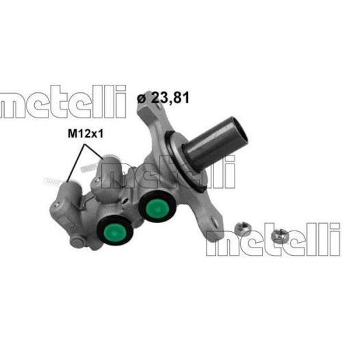 Hauptbremszylinder Metelli 05-1273 f&uuml;r Citro&euml;n Peugeot