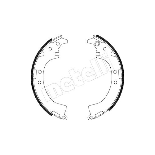 Bremsbackensatz Metelli 53-0429 für Daihatsu Toyota Hinterachse