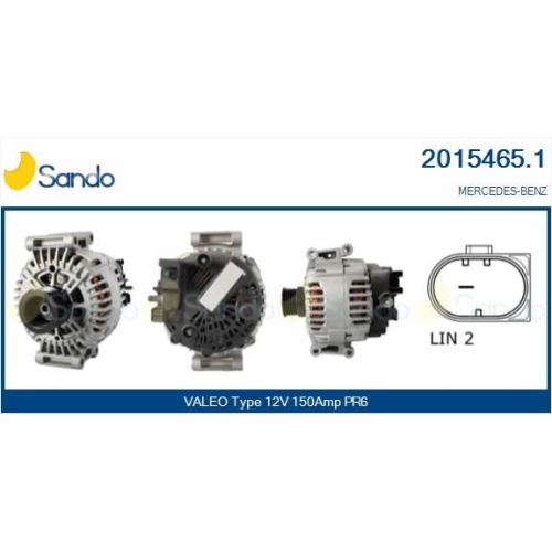 Generator Sando 2015465.1 für Mercedes Benz Mercedes Benz