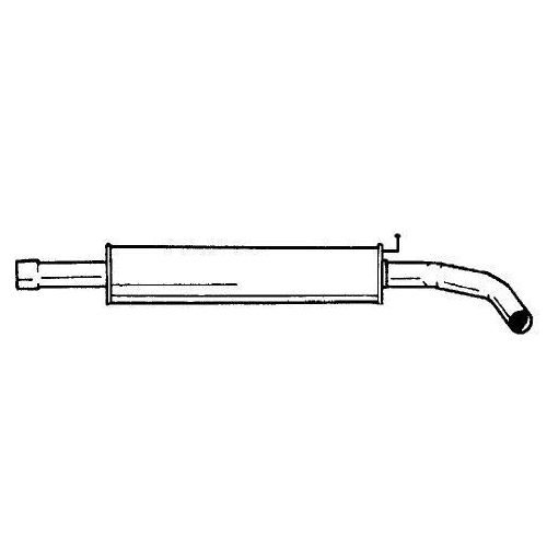 Centre Muffler Sigam 22406 for Seat