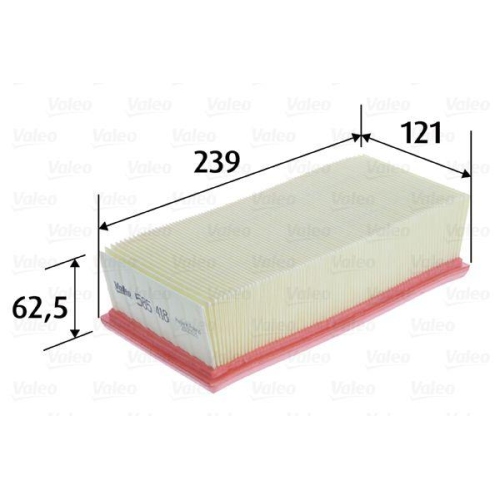 Luftfilter Valeo 585418 für Citroën Opel Peugeot Vauxhall DS