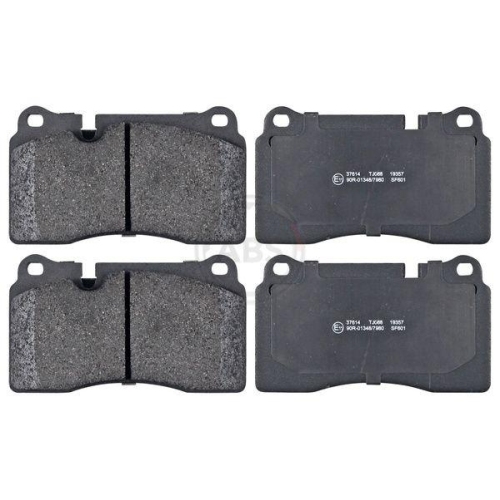 Bremsbelagsatz Scheibenbremse A.b.s. 37614 f&uuml;r Audi Dodge Seat VW Vag Cupra