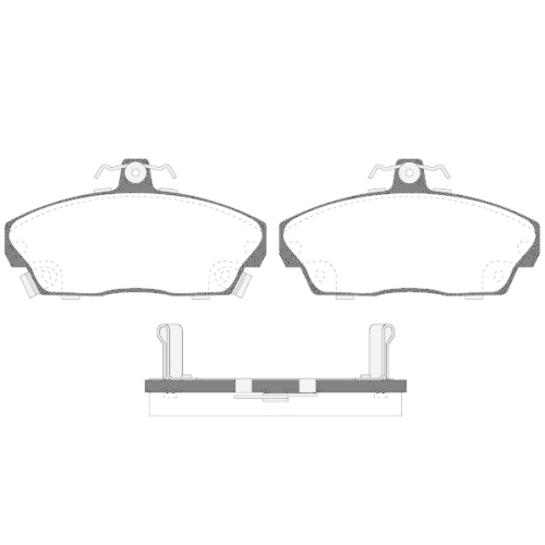 Bremsbelagsatz Scheibenbremse Raicam RA.0551.0 f&uuml;r Honda MG Rover Lotus