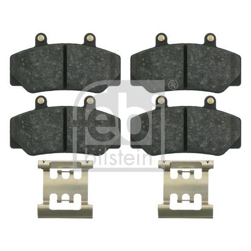 Bremsbelagsatz Scheibenbremse Febi Bilstein 16211 f&uuml;r Volvo Vorderachse