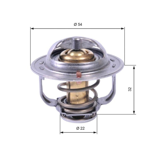 Thermostat K&uuml;hlmittel Gates TH42589G1 f&uuml;r Opel Vauxhall Chevrolet