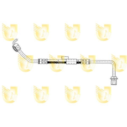Bremsschlauch Unigom 379312 f&uuml;r Ford Vorderachse Rechts