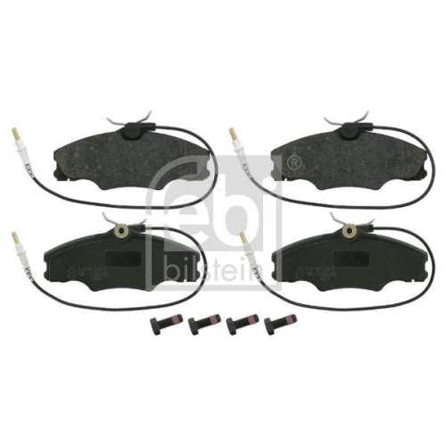 Bremsbelagsatz Scheibenbremse Febi Bilstein 16221 f&uuml;r Peugeot Vorderachse