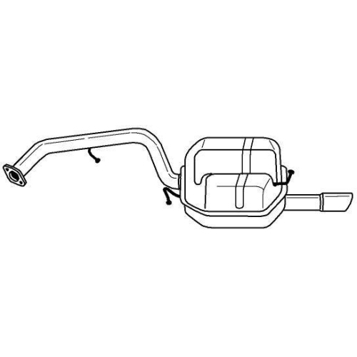 Endschalldämpfer Sigam 34627 für Mazda