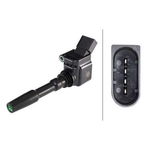 Z&uuml;ndspule Hella 5DA 358 057-501 f&uuml;r Audi Porsche VW