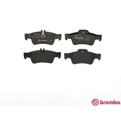 Bremsbelagsatz Scheibenbremse Brembo P50052 Prime Line f&uuml;r Mercedes Benz