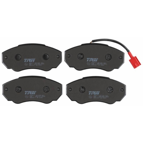 Bremsbelagsatz Scheibenbremse Trw GDB1517 Cotec f&uuml;r Citro&euml;n Fiat Peugeot