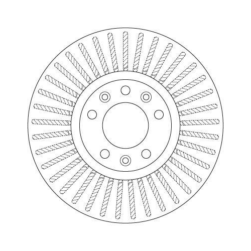 Bremsscheibe Trw DF6419 f&uuml;r Toyota Vauxhall Citro&euml;n Peugeot (df Psa) DS Opel