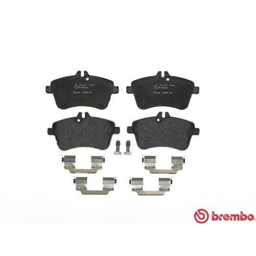Bremsbelagsatz Scheibenbremse Brembo P50057 Prime Line f&uuml;r Mercedes Benz